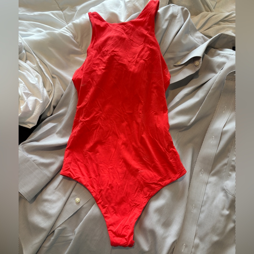 Skims Red Body Suit